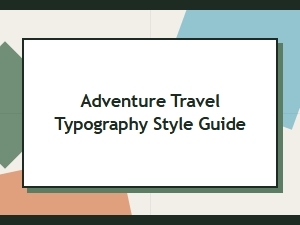Adventure Travel Typography for Bold Headlines